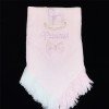 Pink Soft Shawl with Diamante Pattern Detached Bow "Pink Horse"