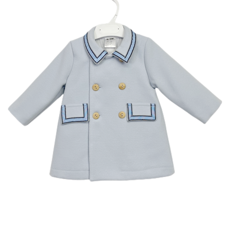 Baby Boy Blue Wool Coat "MYD2387"