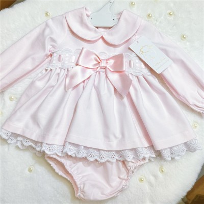 Baby Girl Pink Cotton Puff...