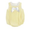 *Clearance* Baby Girl Yellow Floral Cotton Romper "MYD2341Y"