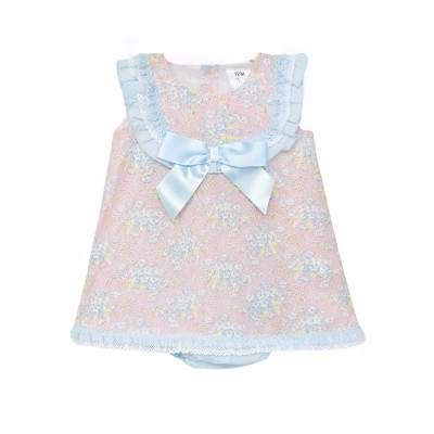 Baby Girl Pink Floral Dress...