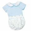 Baby Boy Blue Bunny Print Pants Set "MYD2307"