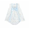 Baby Girl Blue Bunny Print Dress with Pants "MYD2310"