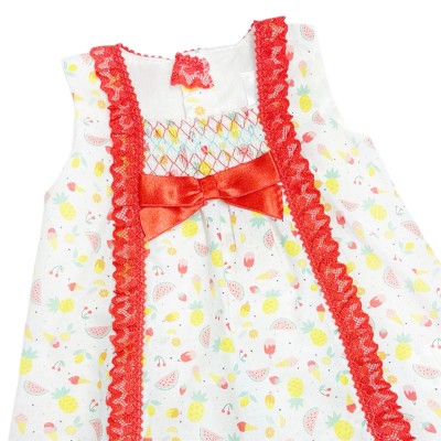 *Clearance* Baby Girl Fruit Print Lace Dress with Pants "MYD2311"