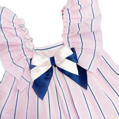 *LAYLA MAY* Baby Girl Blue/Pink Sundress with Pants "LM2402"