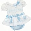 Baby Girl Blue Lace Skirt with Top "MYD2204B"
