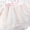 Baby Girl Pale Pink Puff Sun Dress with Pants "MYD2438P"