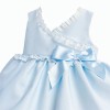 Baby Girl Blue Waffle Puff Ball Dress with Pants "MYD2441B"