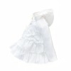 Baby Girl White Frilly Summer Jacket with Hood "MYD462W"
