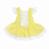 *Clearance* Baby Girl Yellow Stripe Puff Dress "2004 Yellow"