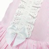 *Clearance* Baby Girl Pink Stripe Puff Dress "2004 Pink"
