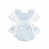 *Clearance* Baby Girl Blue Frilly Bottom Romper with Top "2406 Blue"