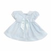 *Clearance* Baby Girl Pale Blue Puff Dress with Bow "2407 Blue"