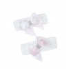 Baby Girl One Size White Pink Bow Headband