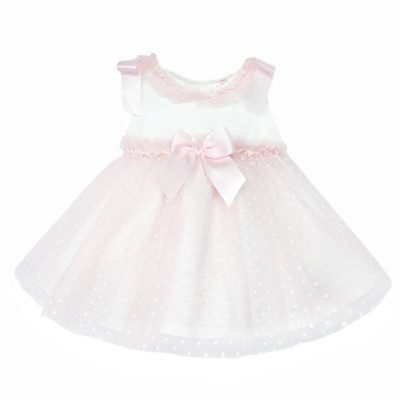 Baby Girl Pink Tulle Mesh...