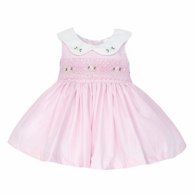 Baby Girl Pink Cotton Hand...