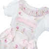 Baby Girl Pink Teddy Frilly Romper with Top "2516"
