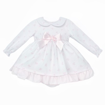 Baby Girl Pink Bow Print...