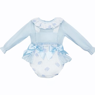 Baby Girl White Blue Sheepy...