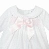 Baby Girl Pink Love Heart Smock Dress with Pants "MYD25216P"