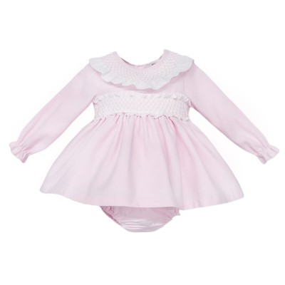Baby Girl Pink Cotton Puff...
