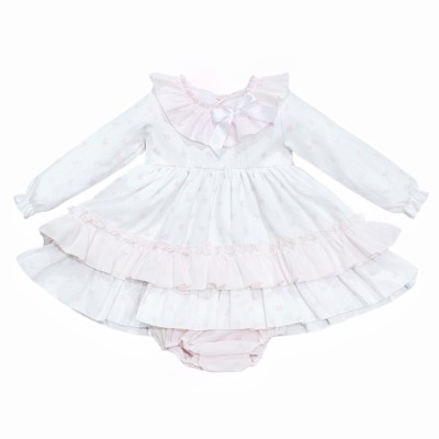 Baby Girl Pink Bow Print...