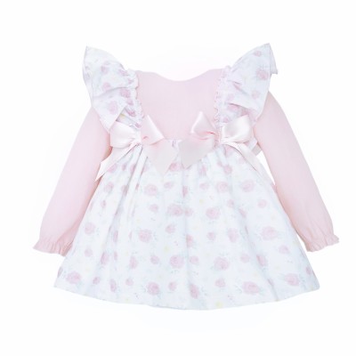 Baby Girl Pink Rose Frilly...