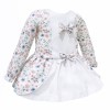 Baby Girl Pink Cotton Floral Dress with Pants "MYD25227"