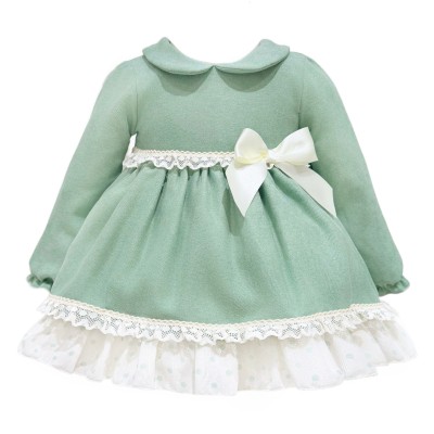 Baby Girl Green Soft Cotton...