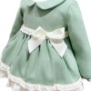 Baby Girl Green Soft Cotton Puff Ball Dress with Pants "MYD25233"