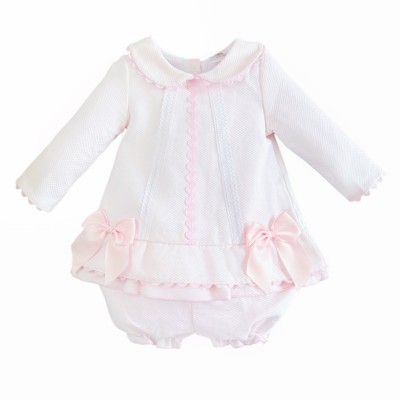 Baby Girl Pink Waffle Dress...