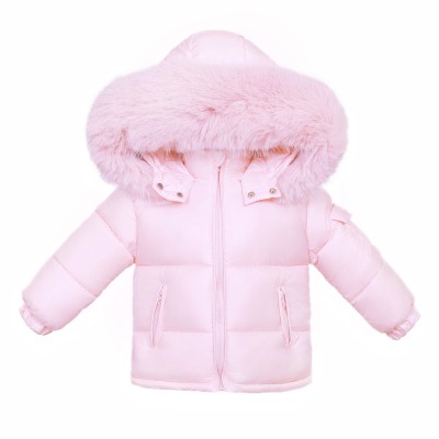 Baby Girl Pink Puffer Coat...