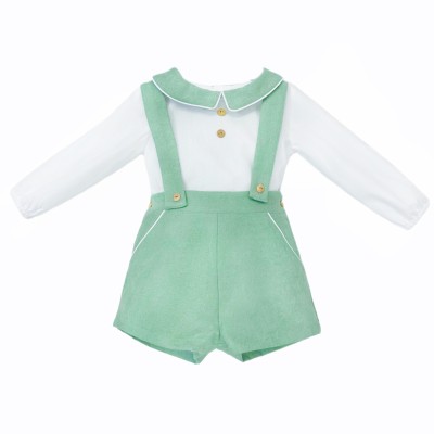 Baby Boy Green Cozy Cotton...