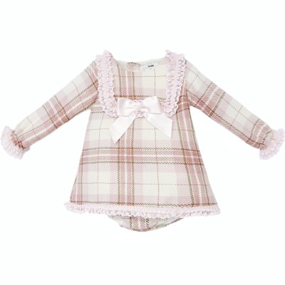 Baby Girl Pink Tartan Woven...