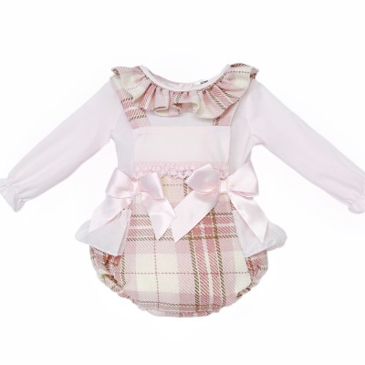 Baby Girl Pink Tartan Woven...