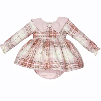 Baby Girl Pink Tartan Woven...