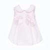 Baby Girl Pink Waffle with Pink Bow Dress "2603"
