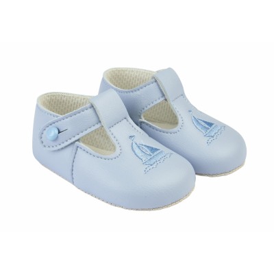 Blue Matt Embroidered Sail...