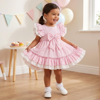 Baby Girl Cotton Pink with...