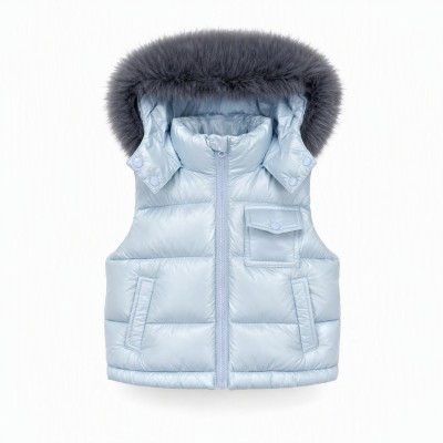 Baby Boy Blue Puffer Gilet...