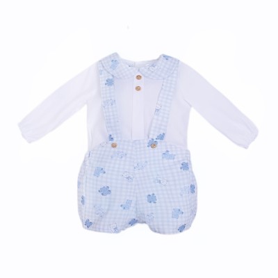 Baby Boys Blue Gingham...