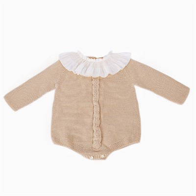 Baby Girls Camel Knit...