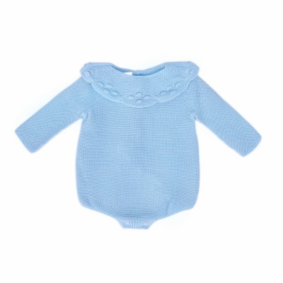 Baby Girls Pale Blue Knit...