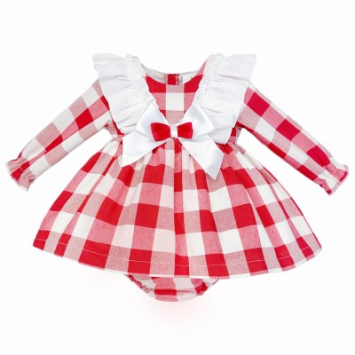 Baby Girl Red Check Big...